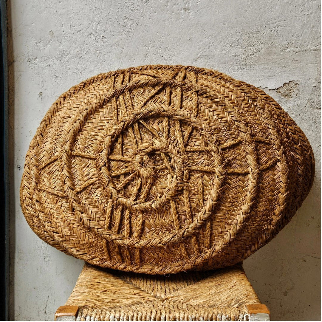 Antique Esparto Basket | Vintage
