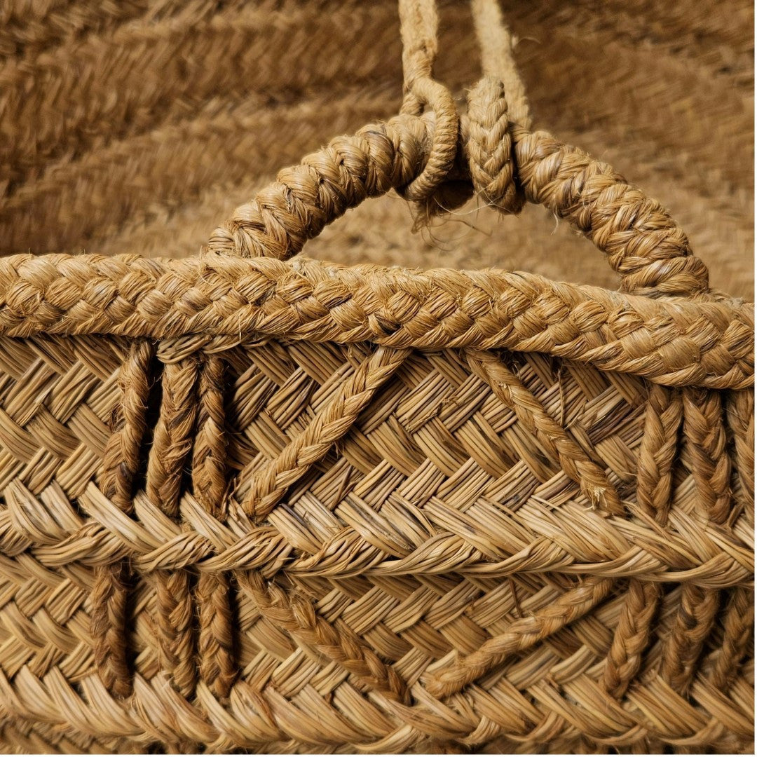 Antique Esparto Basket | Vintage