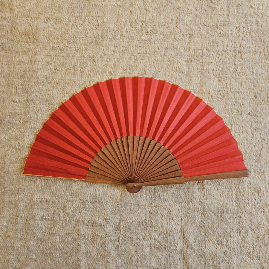 ABANICO SENCILLO ROJO
