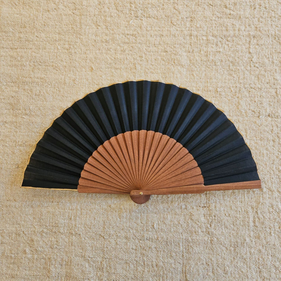 ABANICO NEGRO CABALLERO