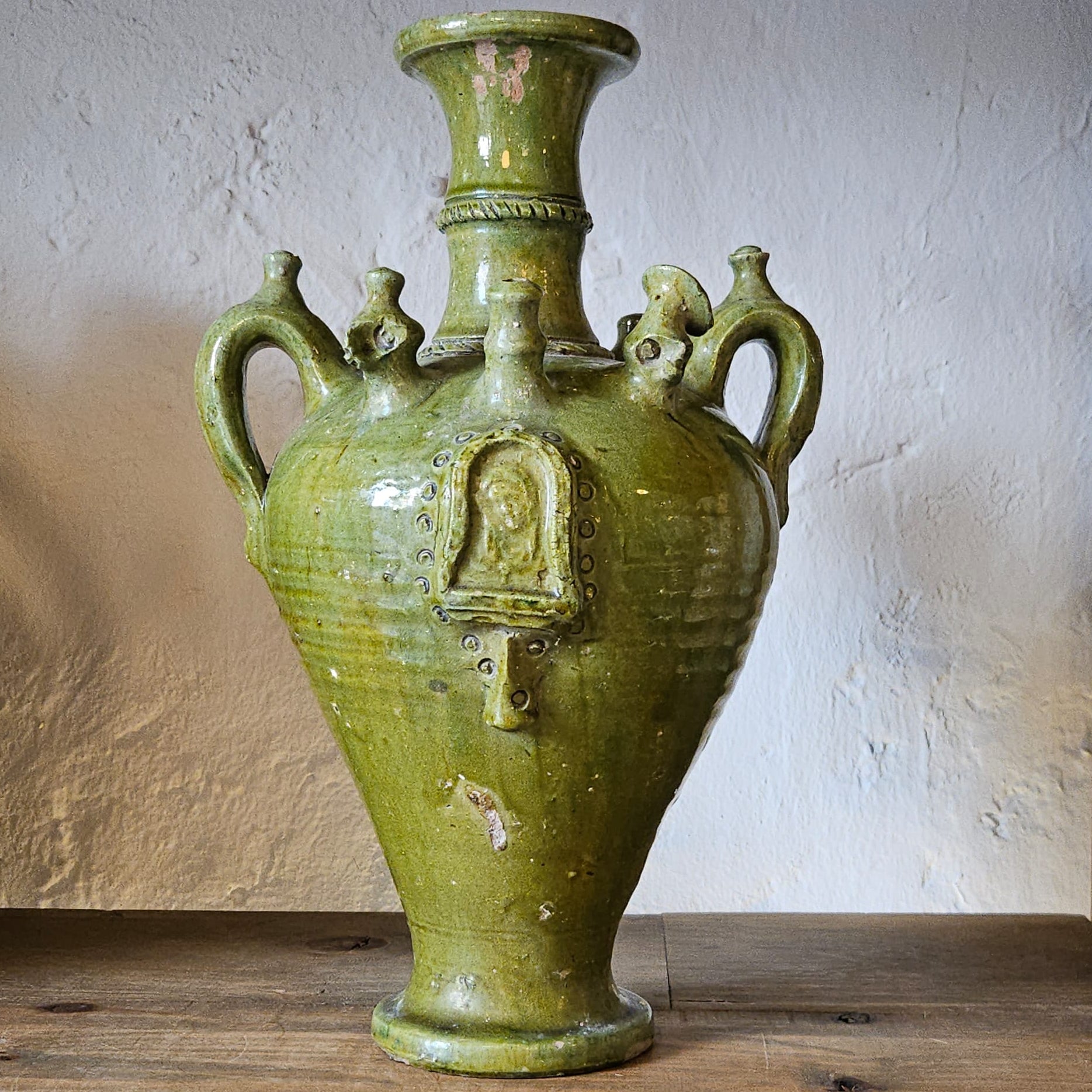 CANTARO VERDE ANTIGUO VIRGEN