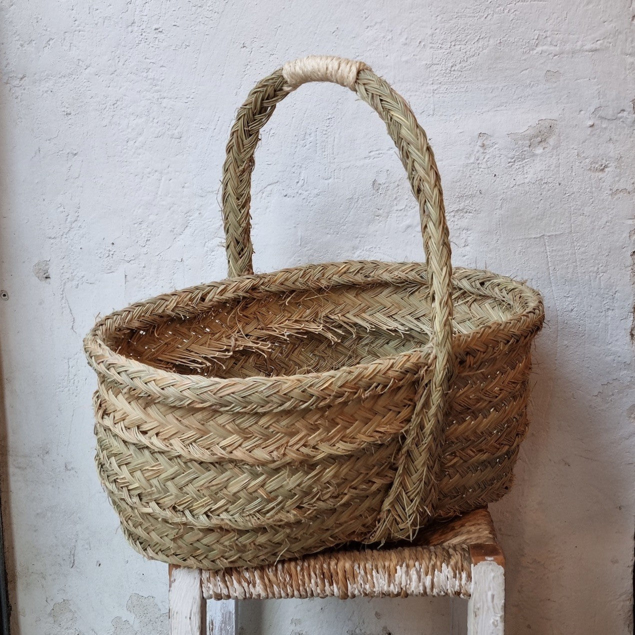CESTA BAJA ESPARTO OVALADA P | JAÉN