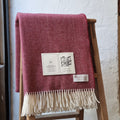 BURGUNDY TRAVEL BLANKET | GRAZALEMA