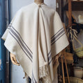 PONCHO ALBORADA BLANCO | GRAZALEMA