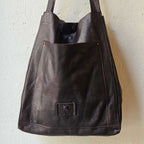TOTE BOLSA CUERO MARRÓN | CADIZ