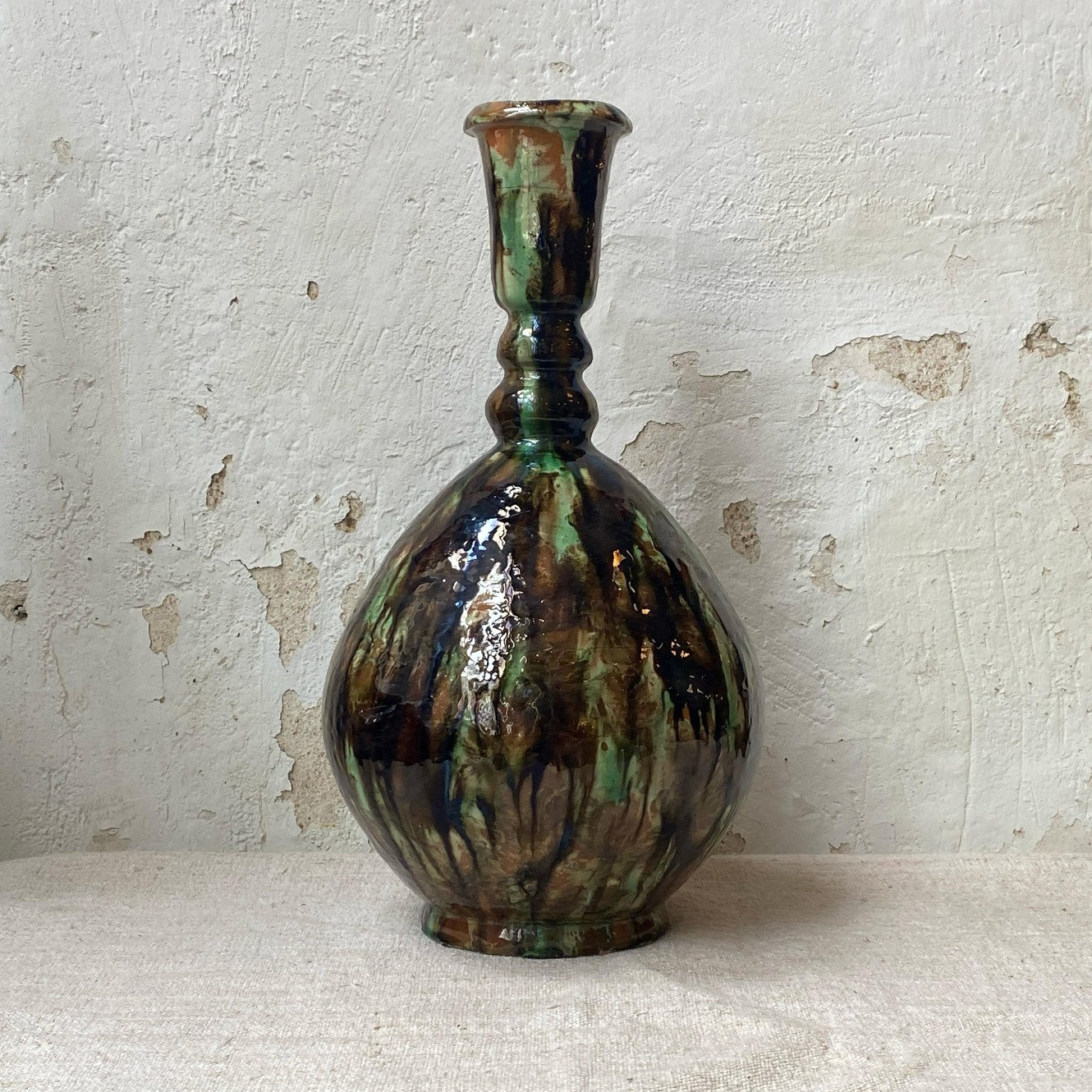 BOTELLA JASPEADA VERDE | BAILÉN