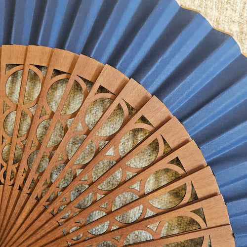 BLUE DIE-CUT FAN | VALENCIA
