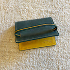 CARTERA VERDE MUSGO-MOSTAZA | VALENTÍN DEL BARRIO