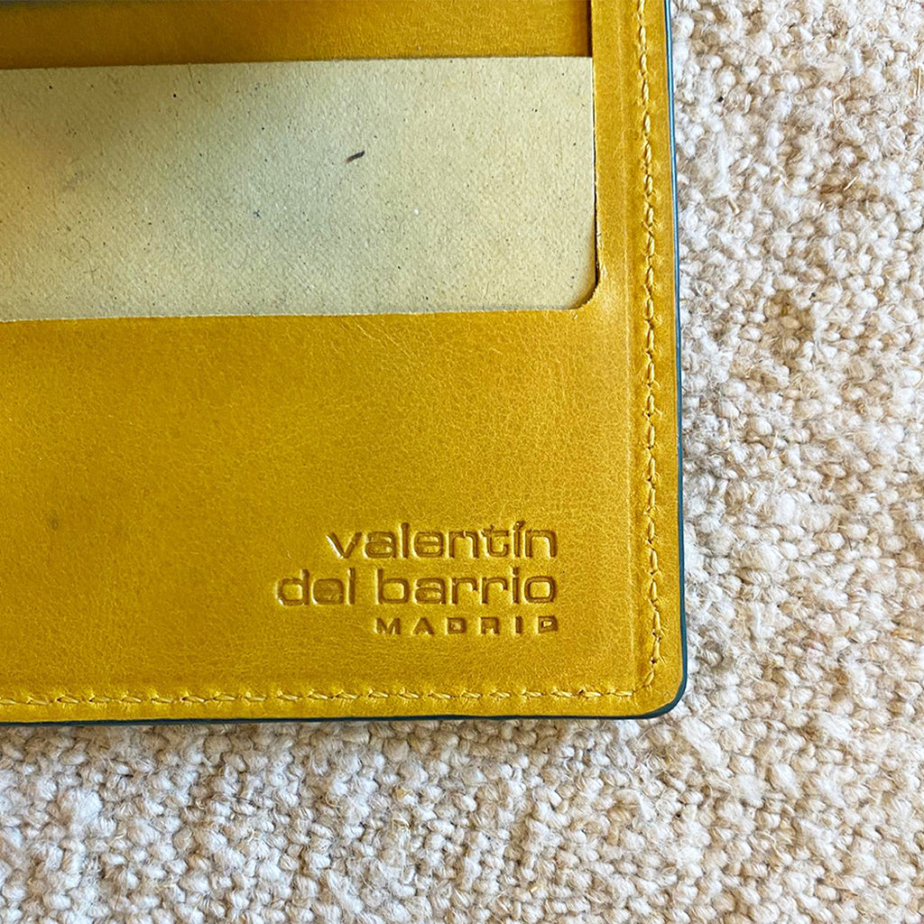 CARTERA VERDE MUSGO-MOSTAZA | VALENTÍN DEL BARRIO