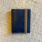 CARTERA AZUL MARINO INTERIOR BURDEOS | VALENTÍN DEL BARRIO