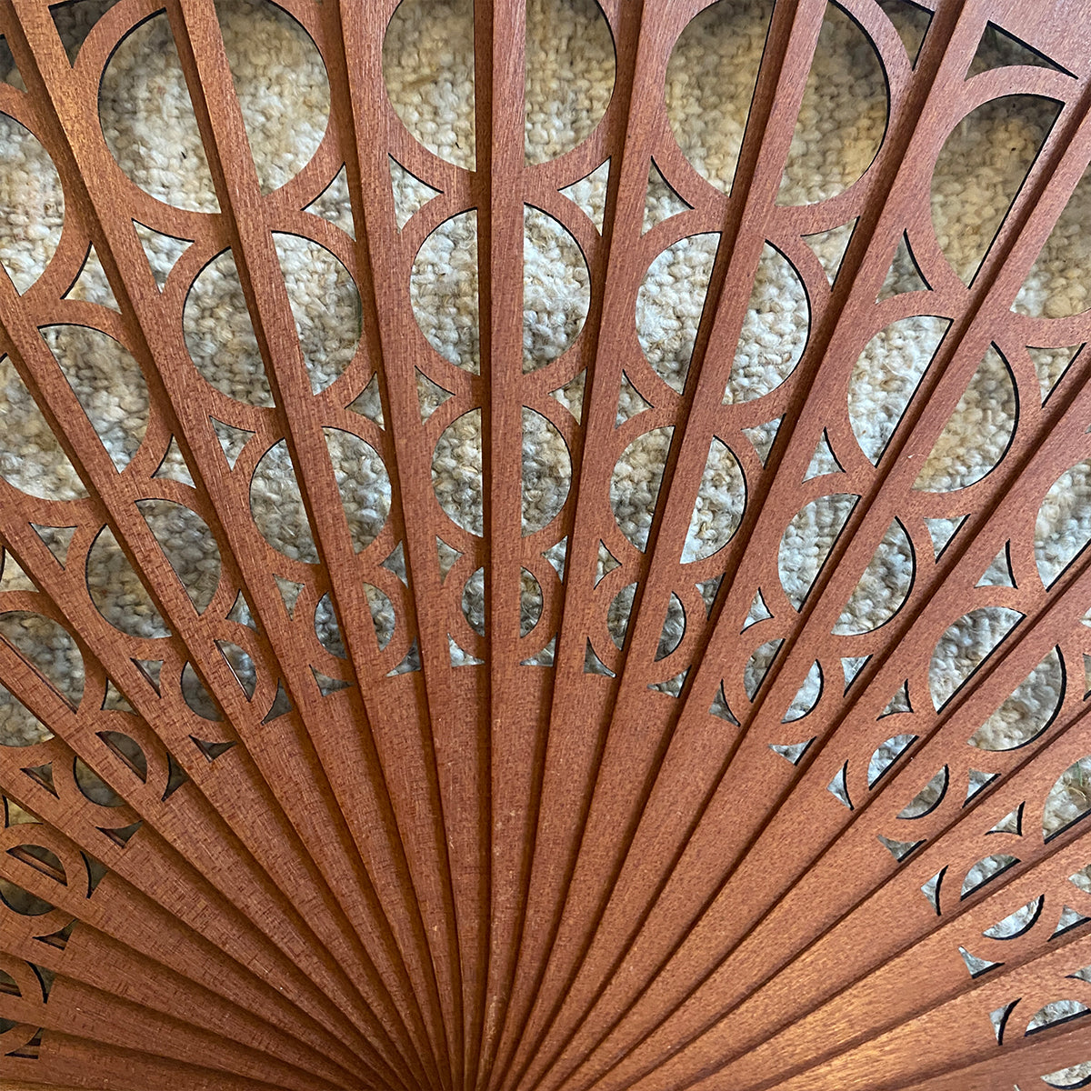 Garnet Die-Cut Fan | Valencia