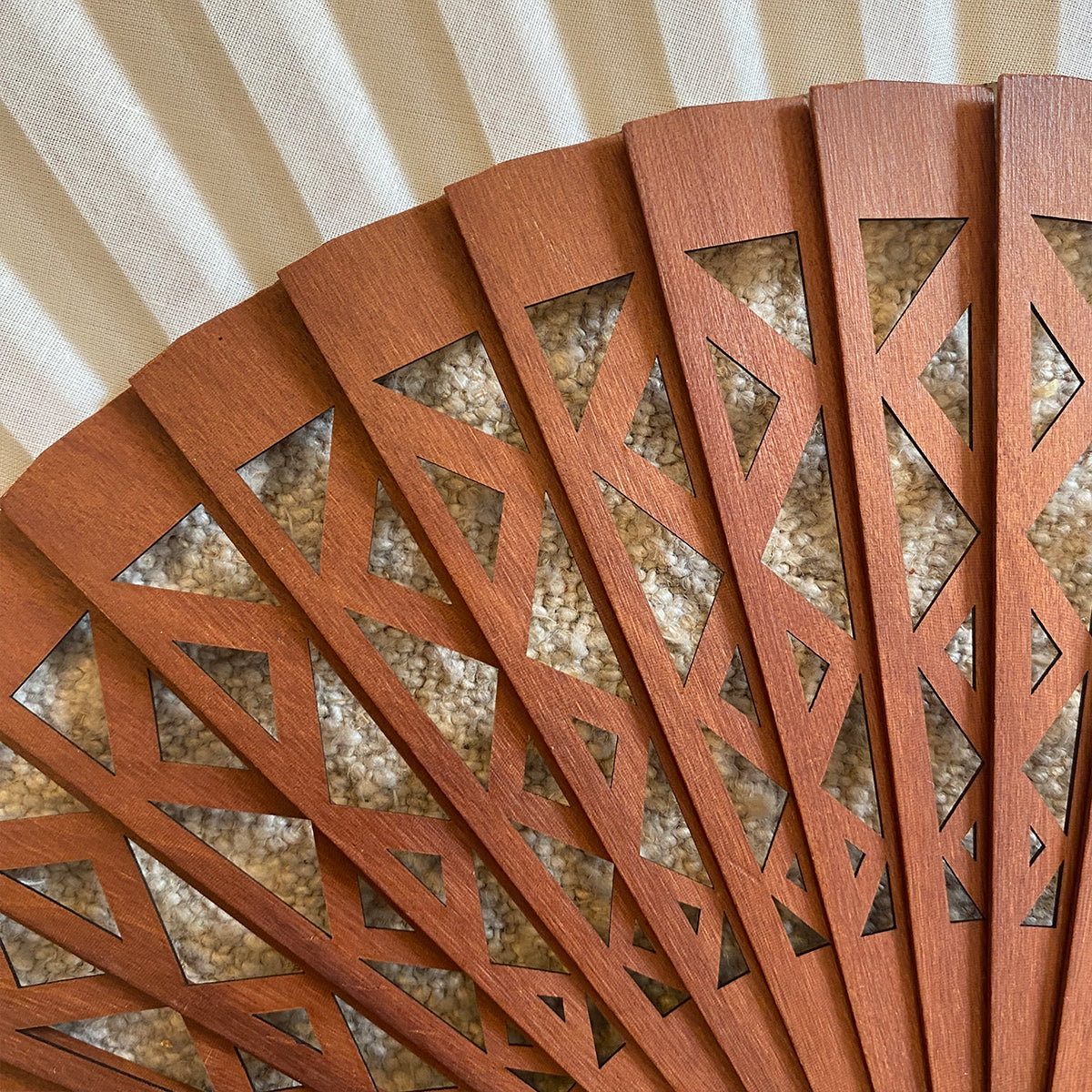 Garnet Die-Cut Fan | Valencia