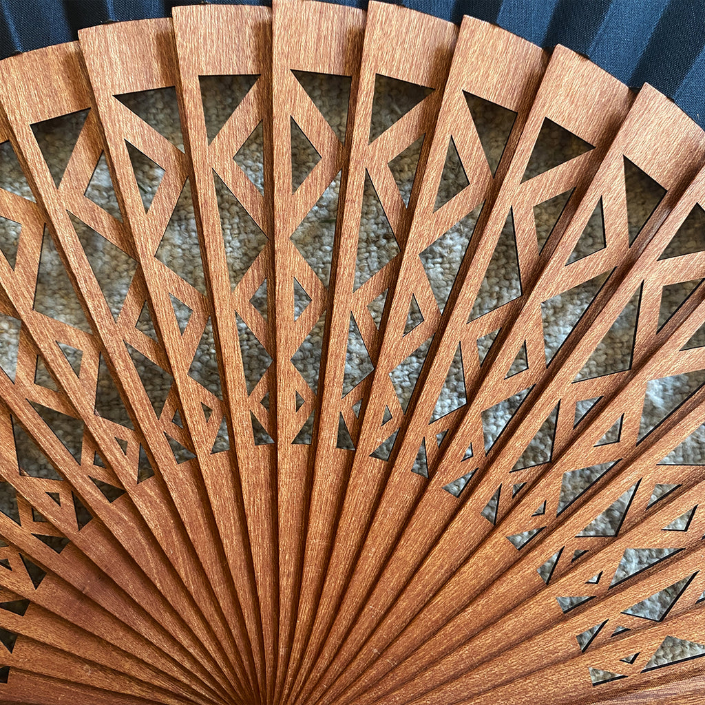 BLUE DIE-CUT FAN | VALENCIA