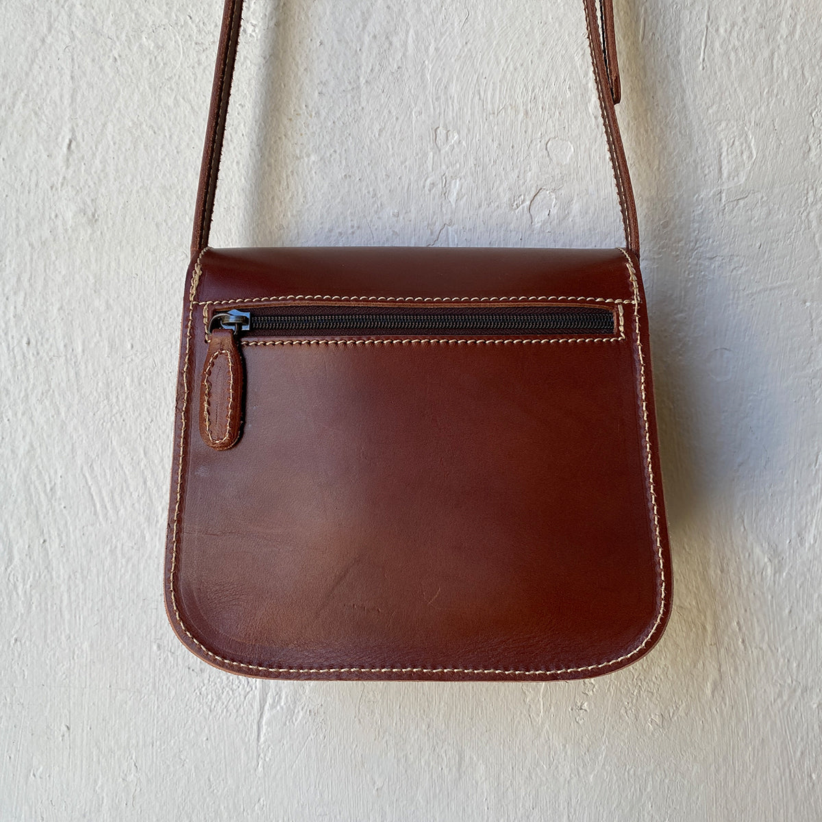 BROWN SQUARE SHOULDER BAG MOD SOLLER