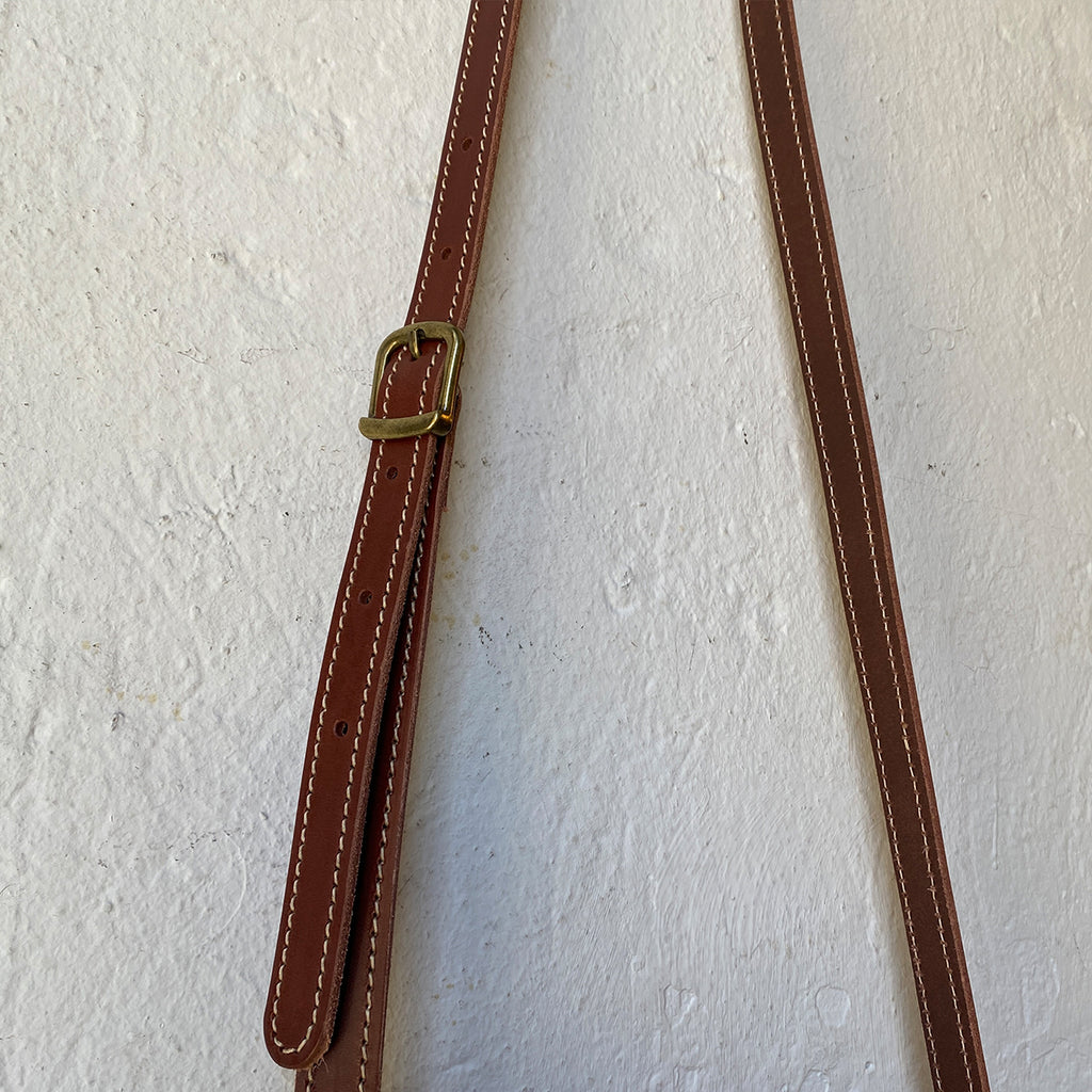 BROWN SQUARE SHOULDER BAG MOD SOLLER