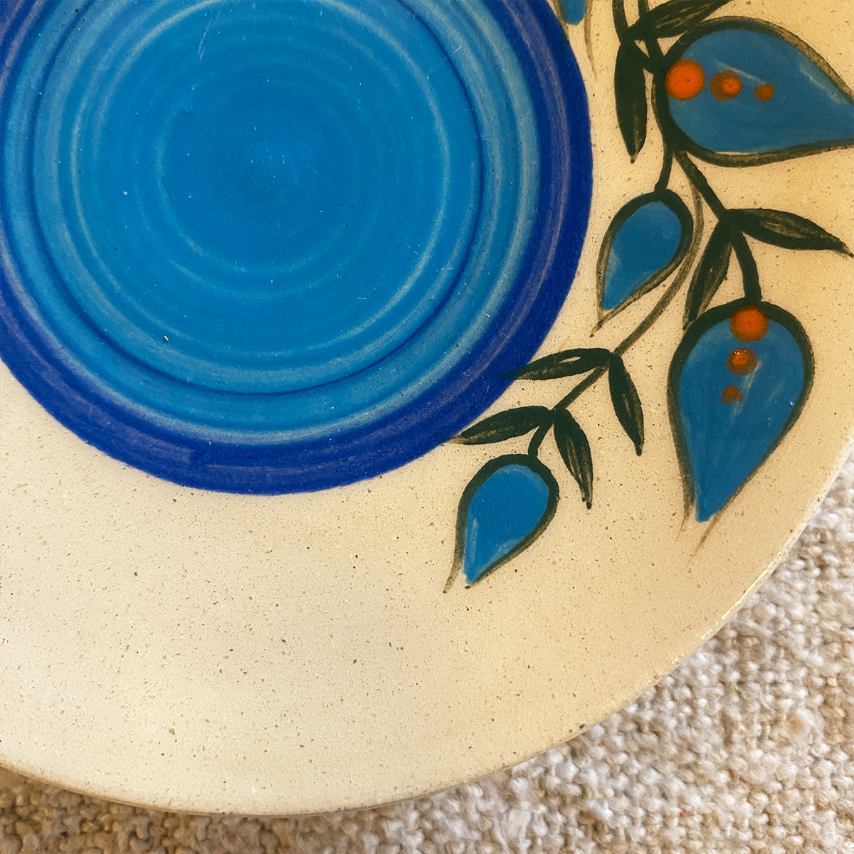 SET OF 4 DECORATED BREAD PLATES N1 | GALICIA