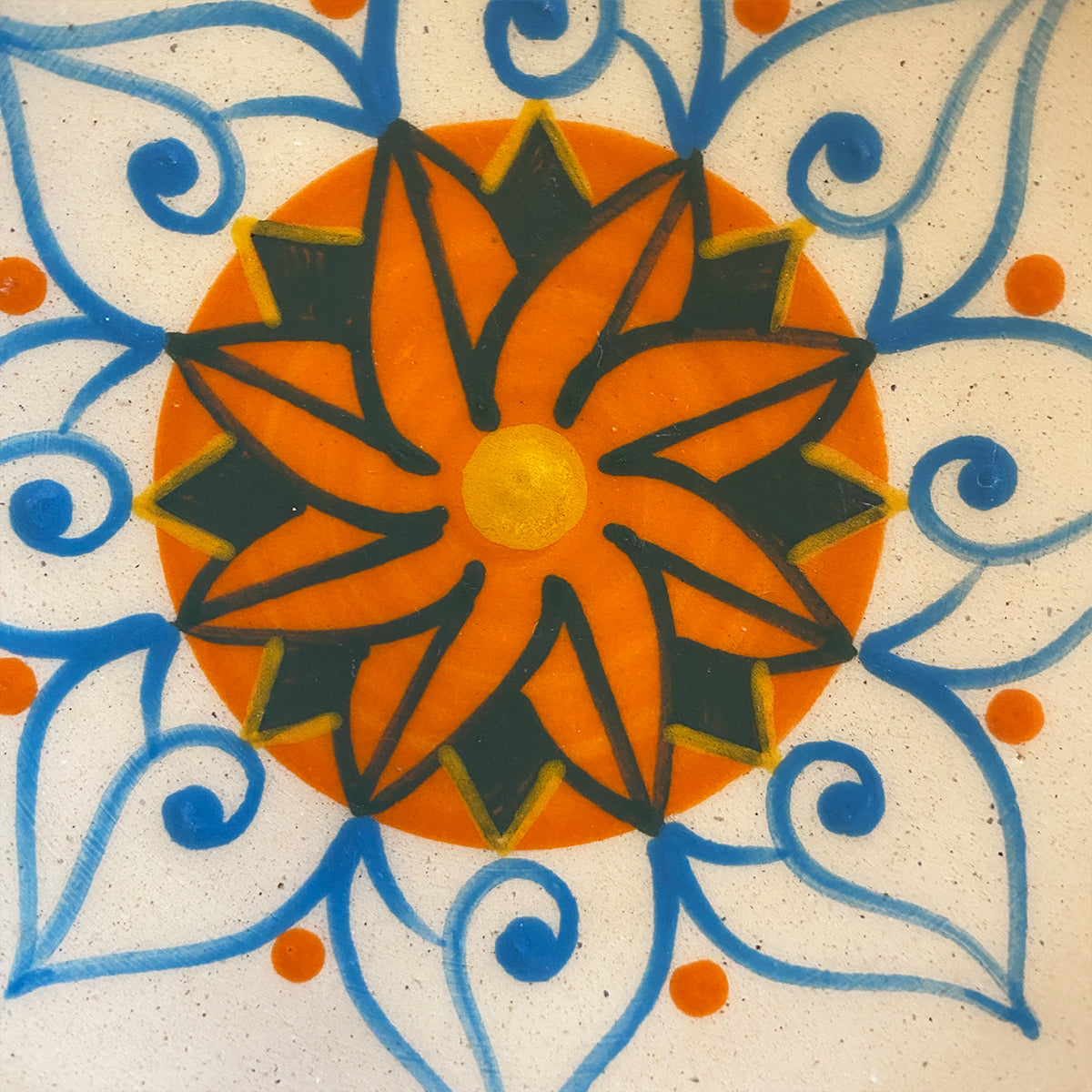 SET OF 4 DECORATED BREAD PLATES N1 | GALICIA