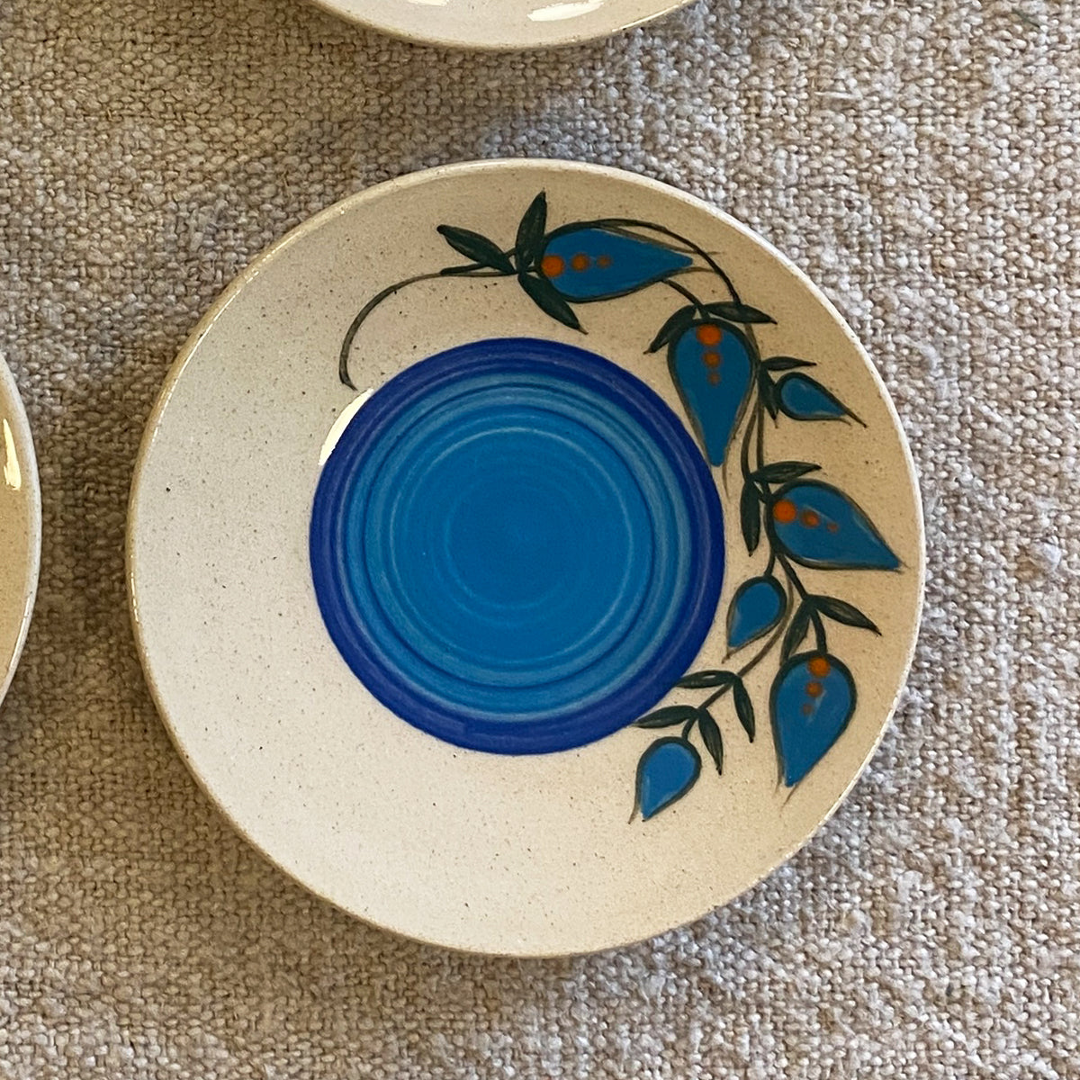 SET OF 4 DECORATED BREAD PLATES N1 | GALICIA