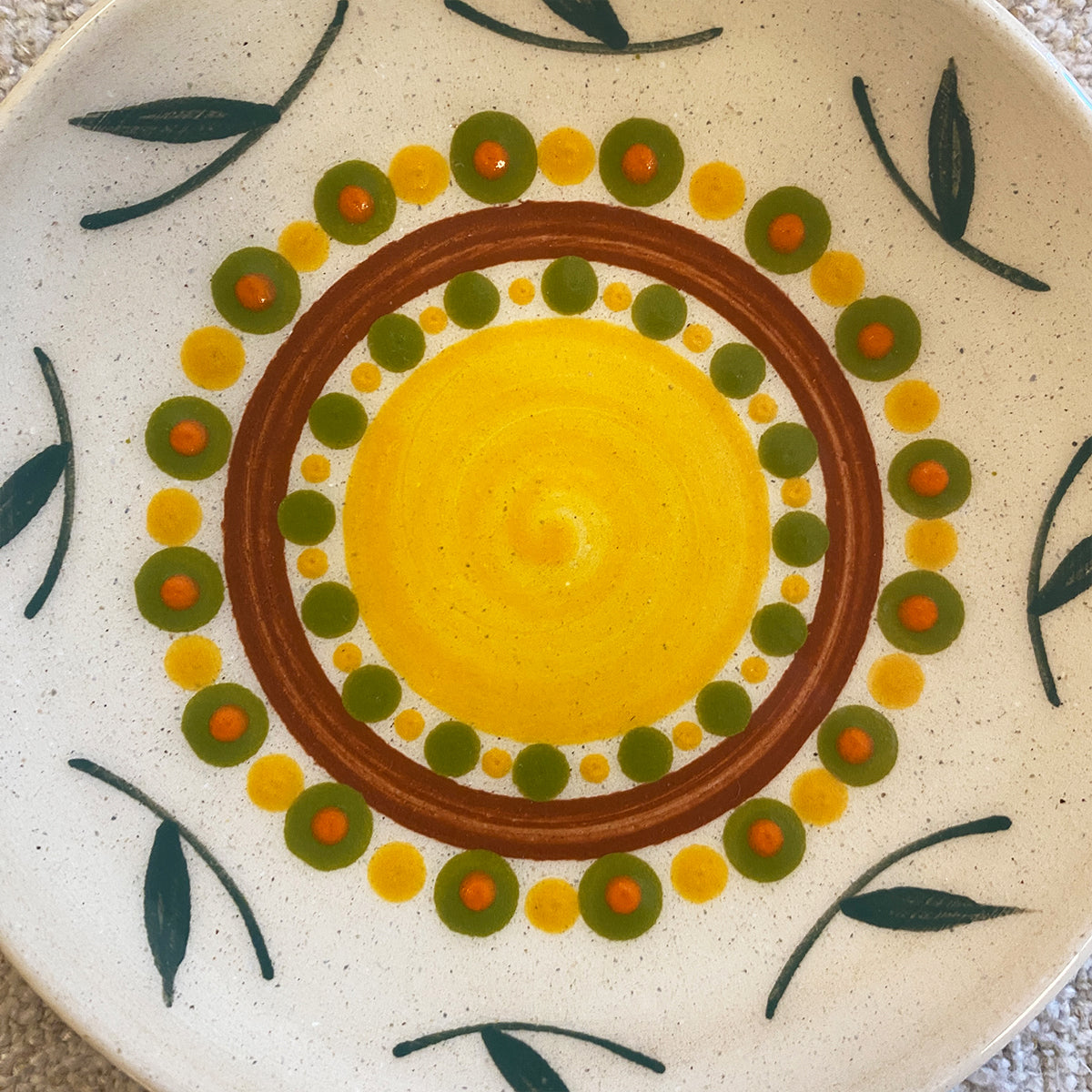 SET OF 4 DECORATED BREAD PLATES N2 | GALICIA