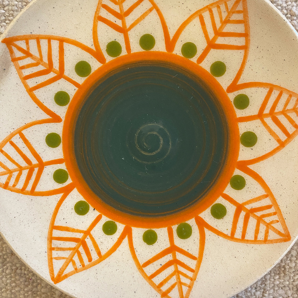 SET OF 4 DECORATED BREAD PLATES N2 | GALICIA