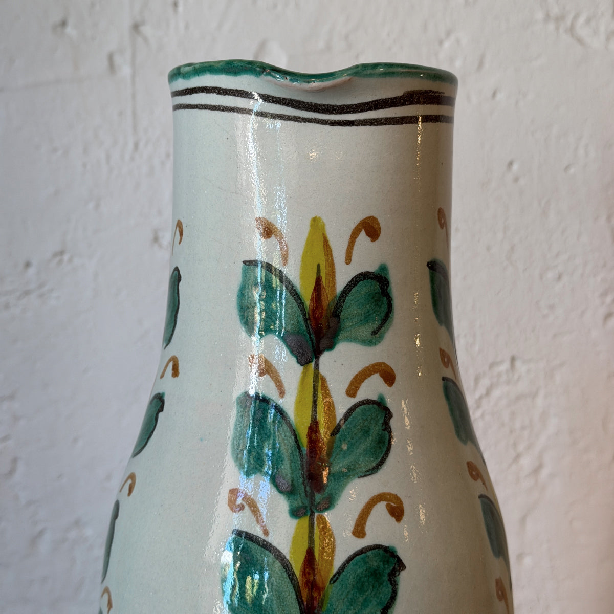 JARRA CERÁMICA VERDE DE TALAVERA Nº 25