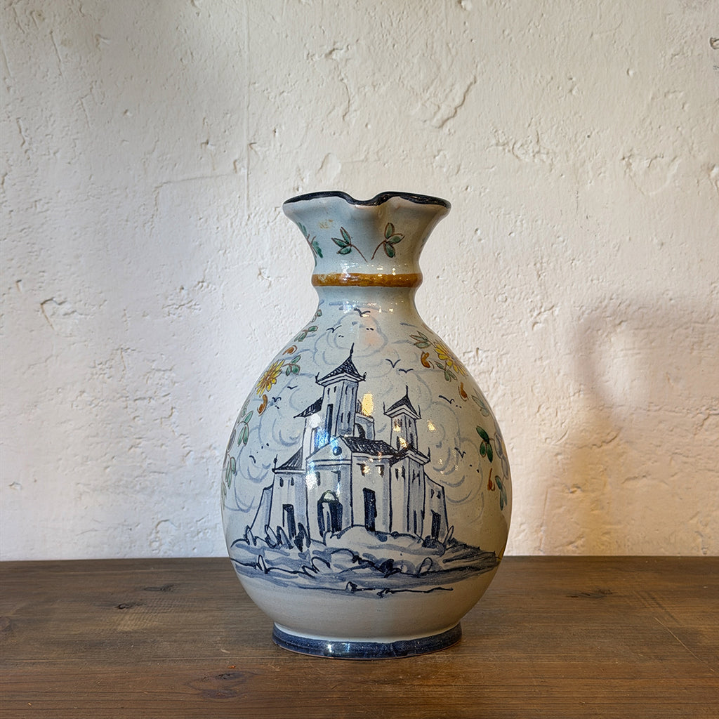 JARRA CERÁMICA DE FLORES DE TALAVERA Nº 2