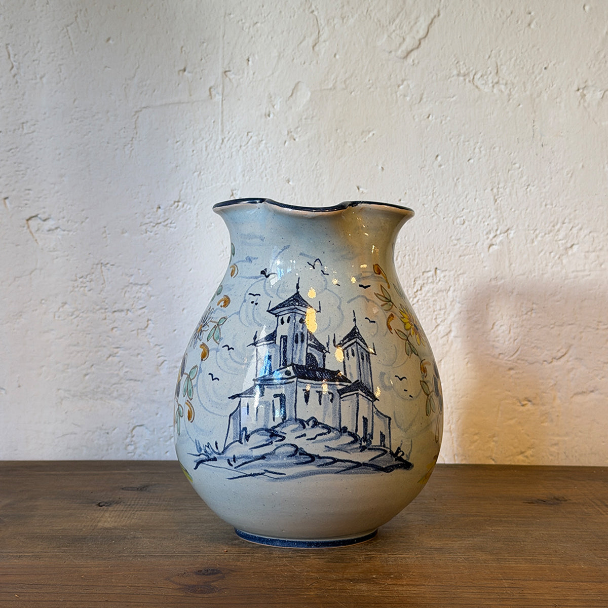 JARRA CERÁMICA DE FLORES DE TALAVERA Nº 3