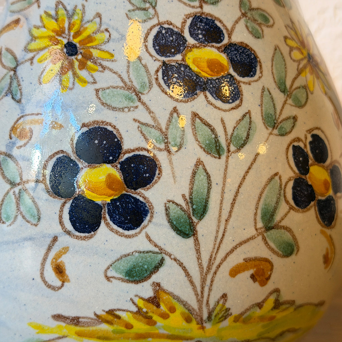 JARRA CERÁMICA DE FLORES DE TALAVERA Nº 3