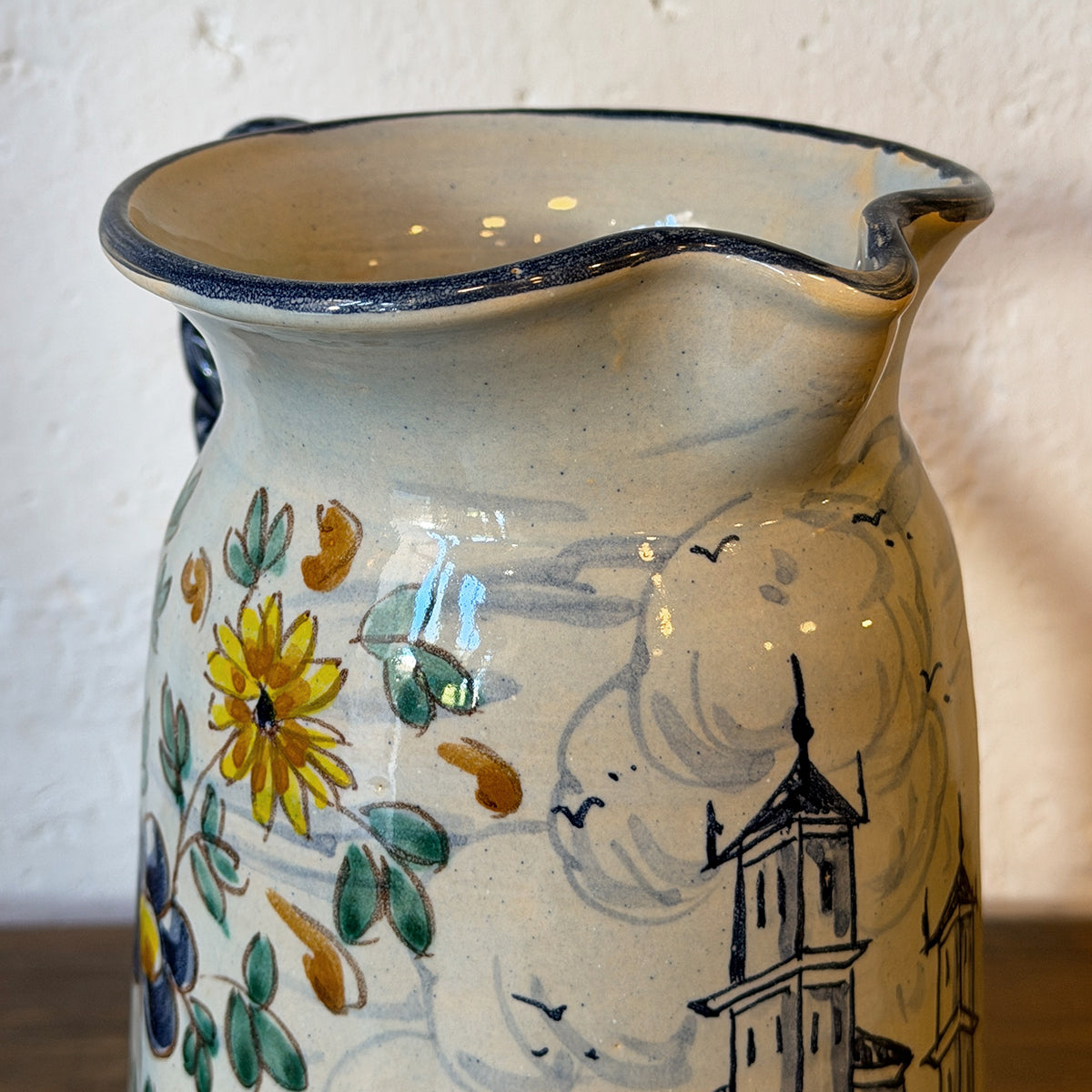 JARRA CERÁMICA DE FLORES DE TALAVERA Nº 5