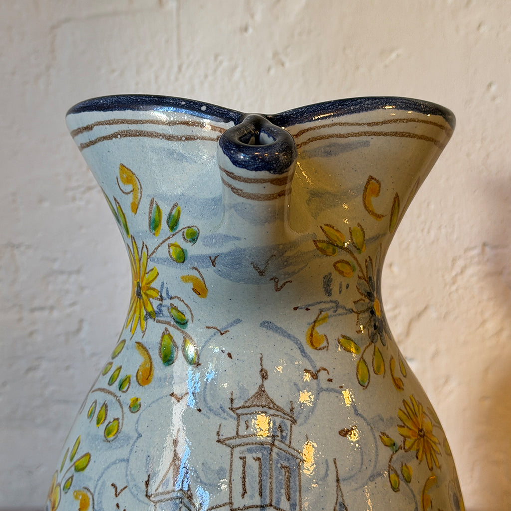JARRA CERÁMICA DE FLORES DE TALAVERA Nº 9