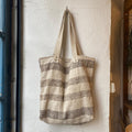 ANTIQUE LINEN COSTAL TOTE BAG