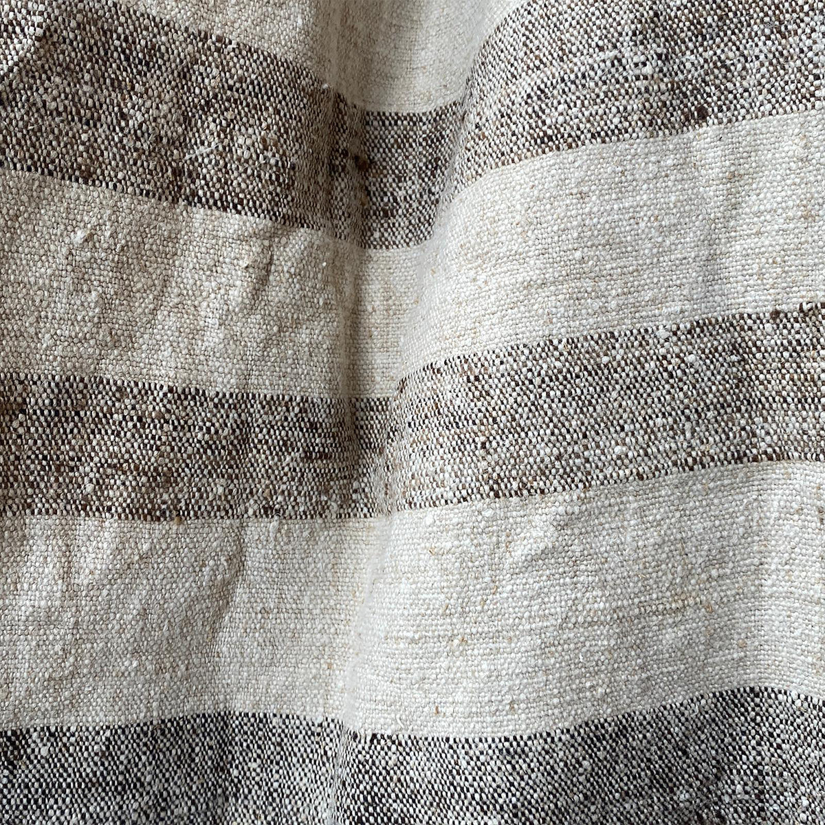 ANTIQUE LINEN COSTAL TOTE BAG