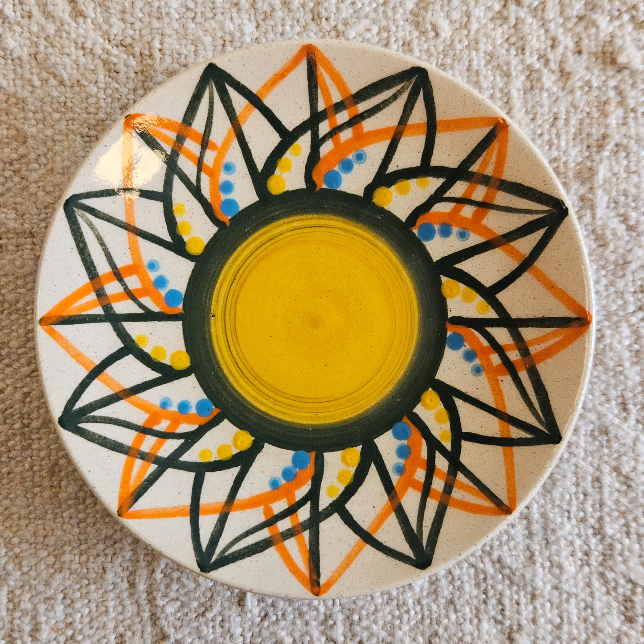 SET 4 PLATOS PAN DECORADO N1 | GALICIA