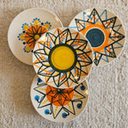 SET 4 PLATOS PAN DECORADO N1 | GALICIA