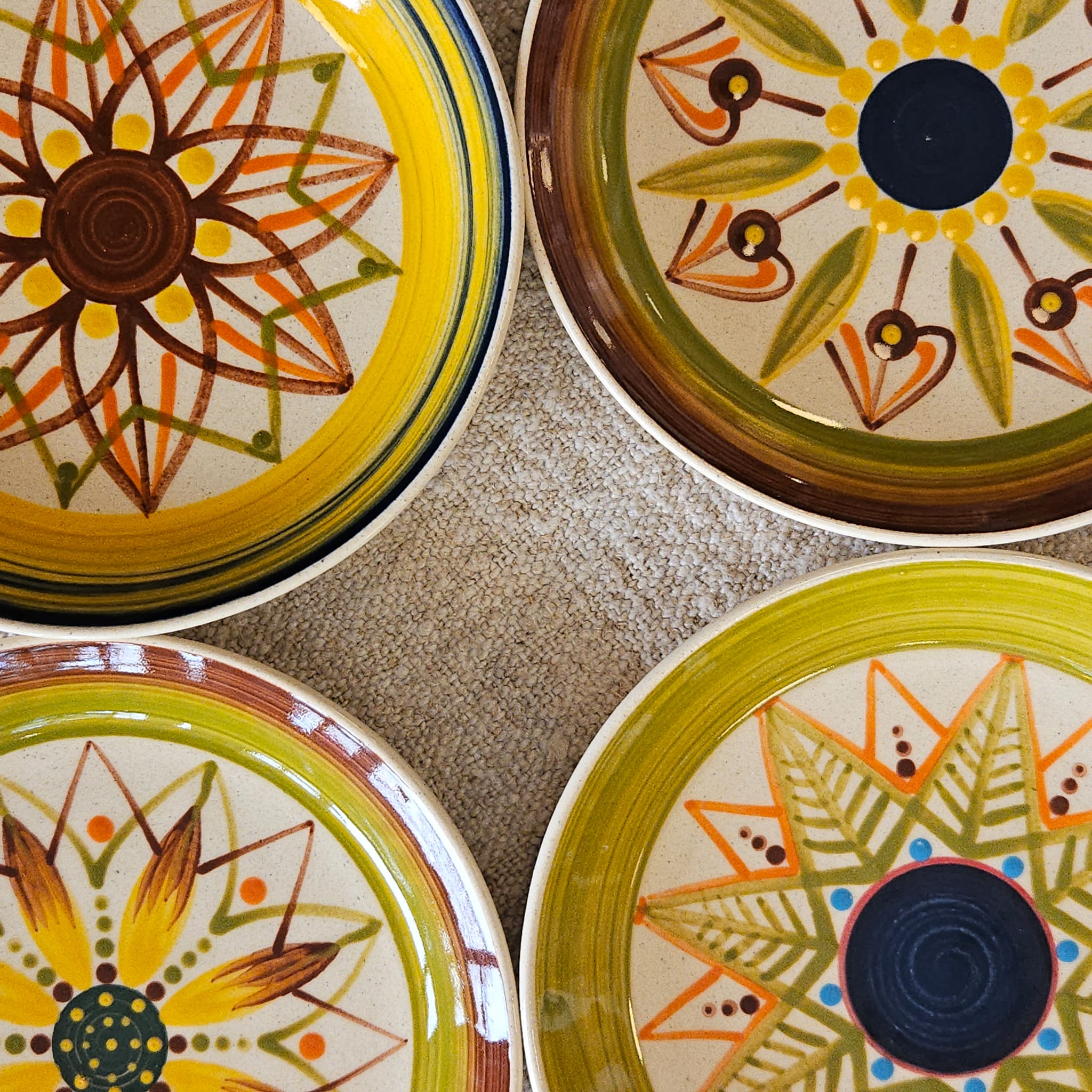 SET 4 PLATOS DECORADO N2 | GALICIA