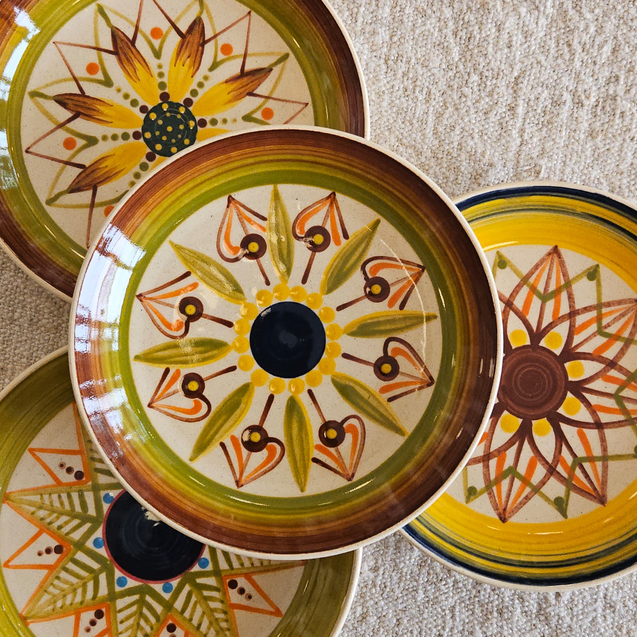 SET 4 PLATOS DECORADO N2 | GALICIA