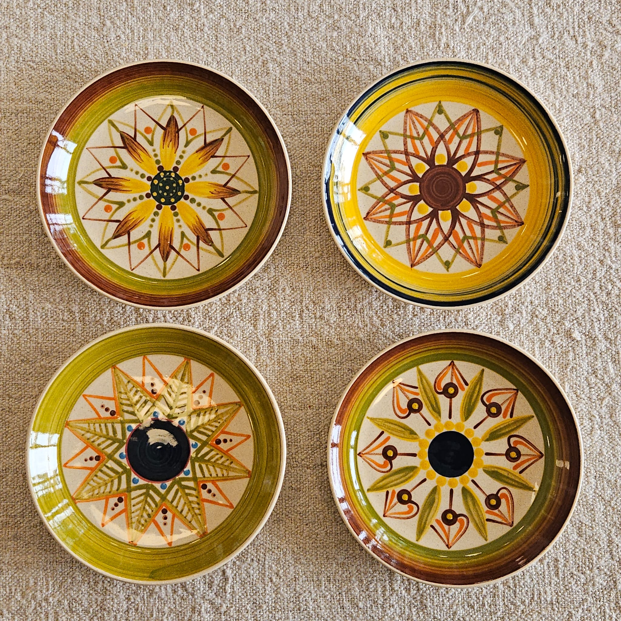 SET 4 PLATOS DECORADO N2 | GALICIA