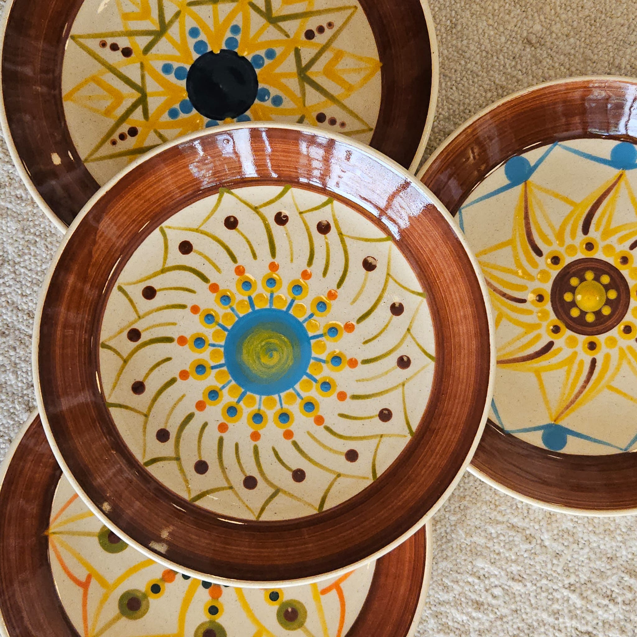 SET 4 PLATOS DECORADO N3 | GALICIA