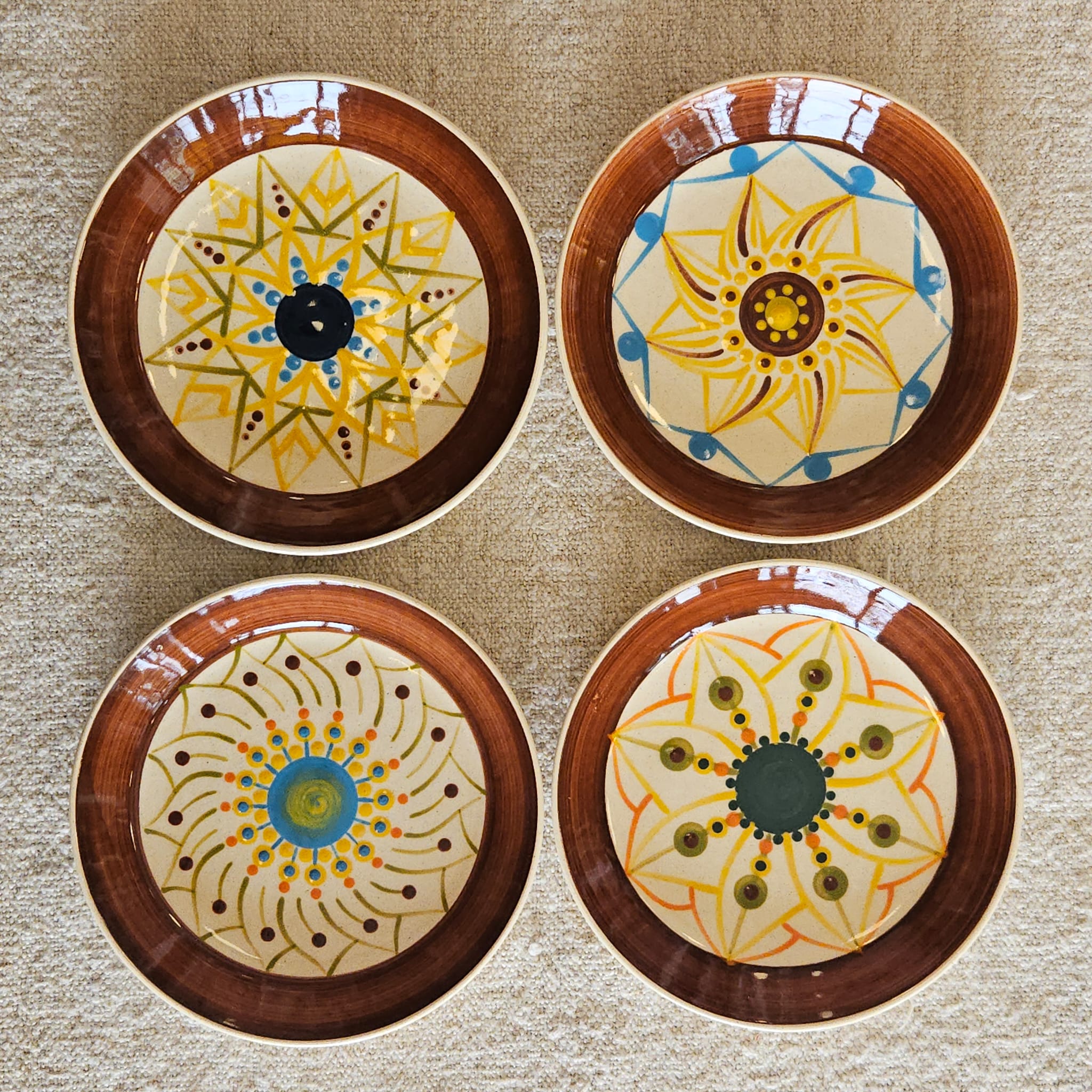 SET 4 PLATOS DECORADO N3 | GALICIA