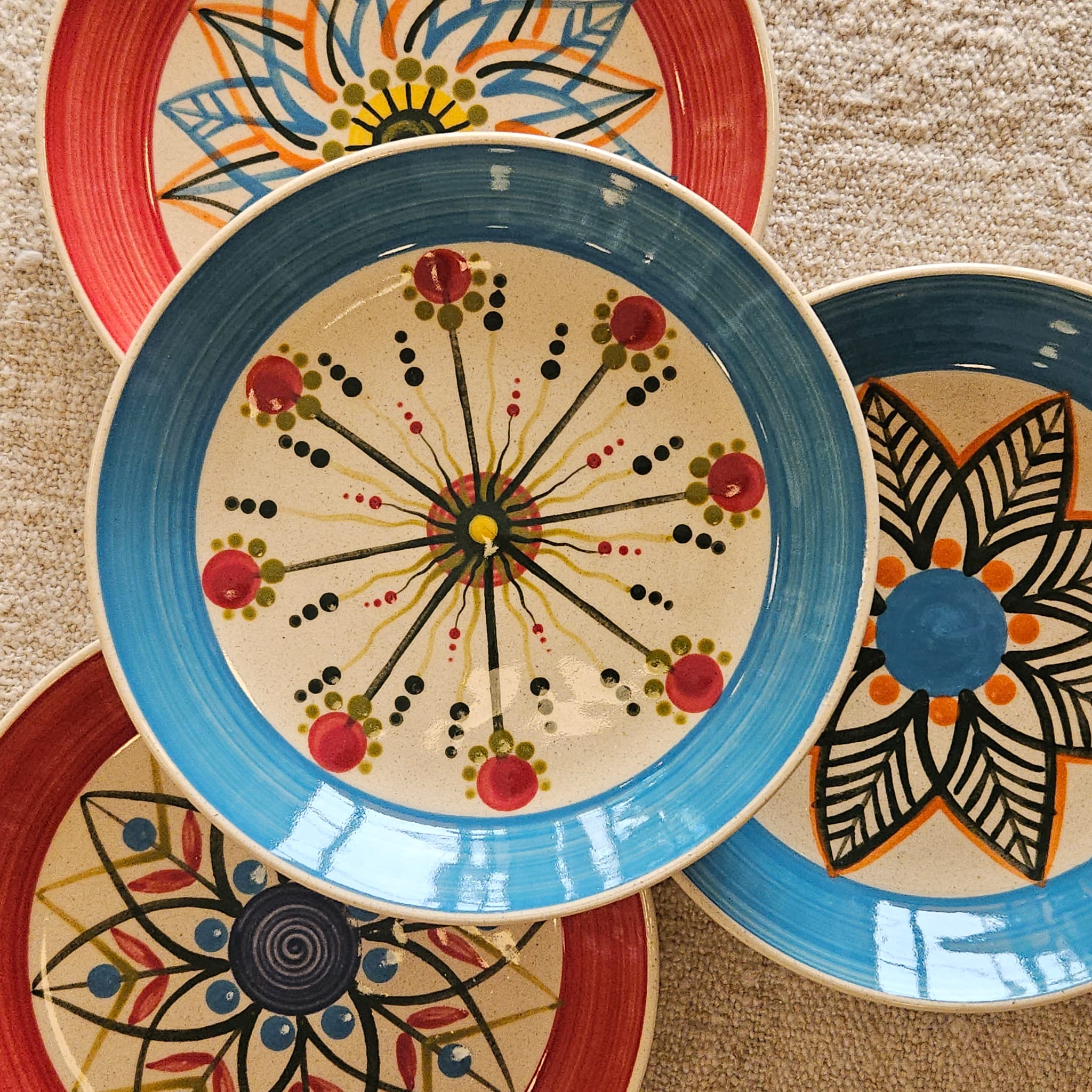 SET 4 PLATOS DECORADO N5 | GALICIA