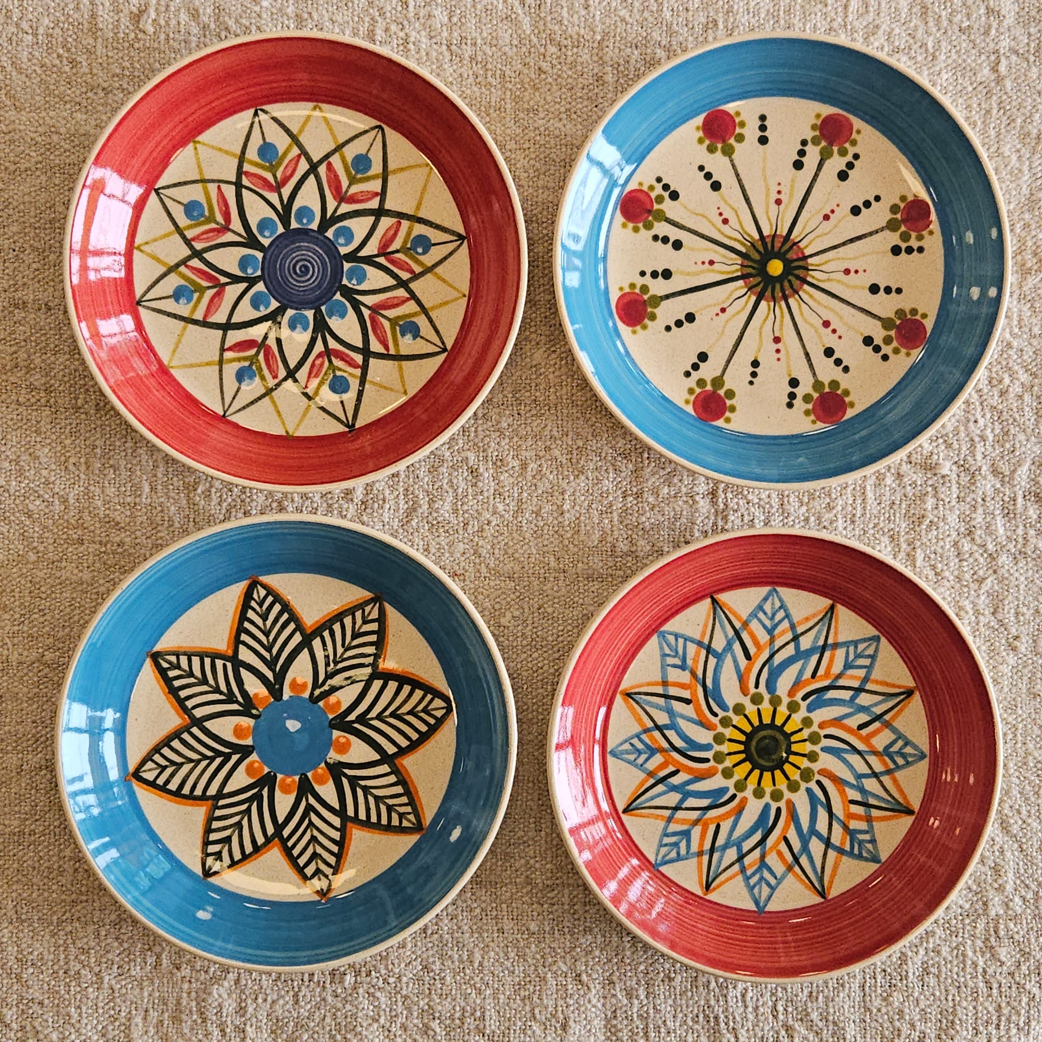 SET 4 PLATOS DECORADO N5 | GALICIA