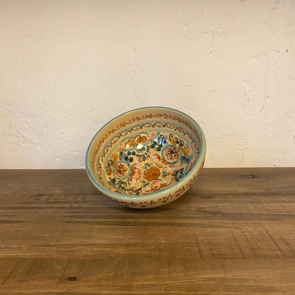 BOL À GAZPACHO 14 CM AVEC FLEURS D'ARCHEVÊQUE