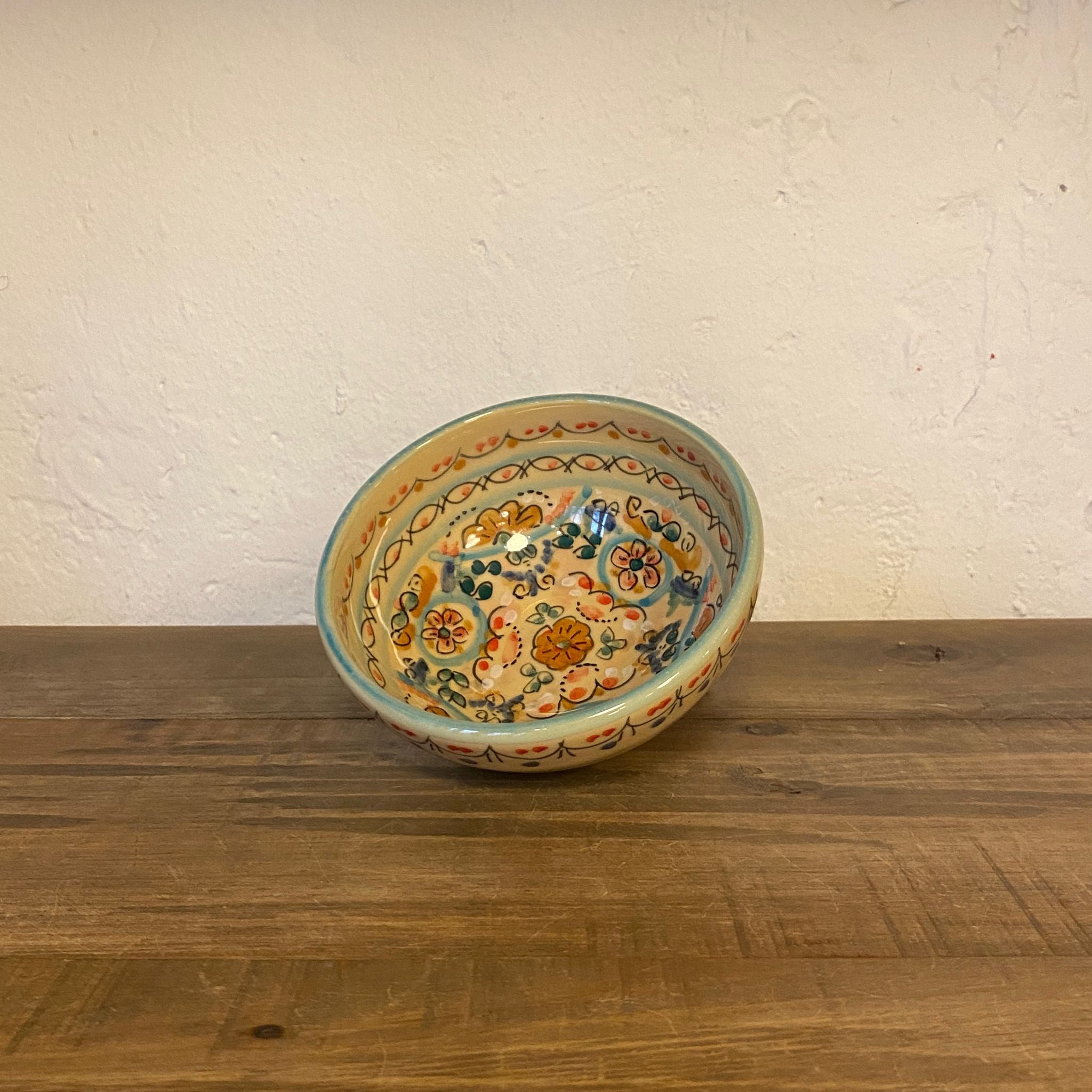 CUENCO GAZPACHO 14CM FLORES | PUENTE DEL ARZOBISPO