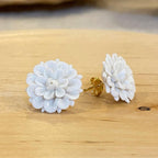 PENDIENTE DALIA PORCELANA | VALENCIA